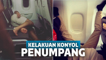 kelakukan kocak penumpang