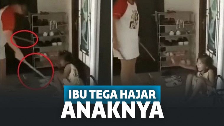 Miris! Ibu Hajar Anak, Ayah Malah Asik Rekam Adegan