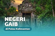 Beberapa pencinta alam pun sempat melihat penampakan negeri ini secara sekilas.