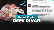 Merobek uang rupiah
