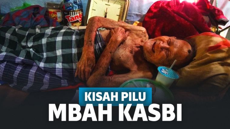 Kisah Mbah Kasbi yang Hidup Sebatang Kara di Rumah Reyot