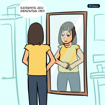 merasa gendut saat datang bulan