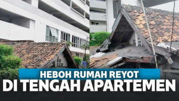 Viral Rumah Reyot di Tengah Apartemen Thamrin, Begini Kisahnya!