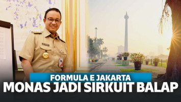 Monas Jadi Jalur Balapan Formula E, Anies Pastikan Pohon Tak Ditebang
