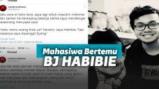 Mahasiswa ketemu BJ Habibie