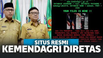 Situs Kemendagri Diretas, Diduga Terkait Isu Pelemahan KPK