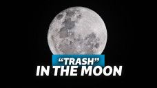 kotoran manusia di bulan