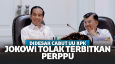 Didesak Cabut UU KPK, Jokowi Tolak Opsi Terbitkan Perppu