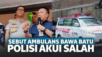 Akui Salah, Polda Metro Jaya Klarifikasi Tuduhan Ambulans Pemprov DKI bawa Batu