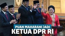Puan Maharani dilantik menjadi ketua DPR