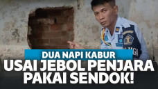 Jebol Penjara Pakai Sendok, Dua Napi di Madura Melarikan Diri