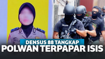 Terpapar Paham ISIS di Medsos, Polwan Ditangkap Densus 88