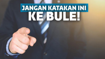 jangan ucapkan ini ke bule