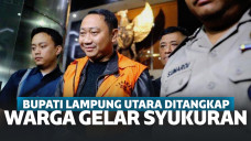 Bupati Lampung Utara Ditangkap KPK, Warga Bersyukur Dengan Potong Kambing