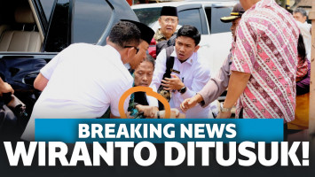 Menko Polhukam Wiranto Ditusuk di banten