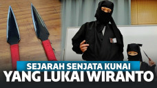 Begini Sejarah Kunai, Senjata Yang Lukai Perut Wiranto
