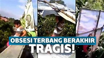 obsesi terbang berakhir tragis