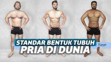Bentuk tubuh ideal tiap negara