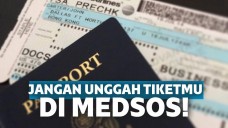 jangan unggah tiketmu di medsos