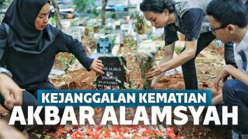 Pemakaman Akbar Alamsyah