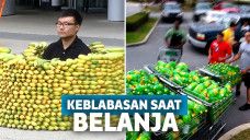foto kocak belanja