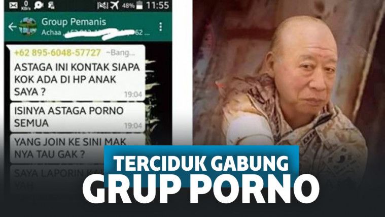 Anak terciduk ayah gabung grup porno