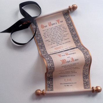 Desain undangan pernikahan berdasarkan zodiak