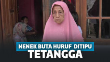 Nenek Arpah ditipu oleh tetangganya sendiri