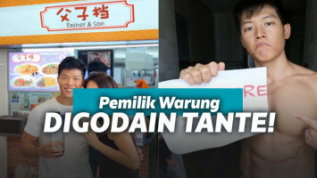 Penjual kwetiaw ganteng