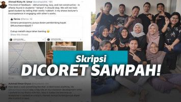 Skripsi dicoret "sampah" sama dosen pembimbing