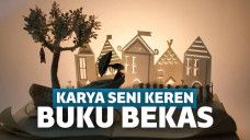 Karya seni dari buku bekas