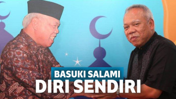 Menteri Basuki salami diri sendiri