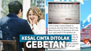 cinta ditolak lalu pamer harta