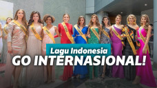 Miss grand international joget lagu Indonesia