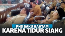 Gara-Gara Tidur Siang, Dua PNS Di Sulawesi Selatan Baku Hantam