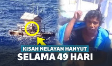 Nelayan hanyut 49 hari