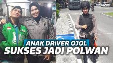 Driver Ojol dan anaknya yang jadi polwan