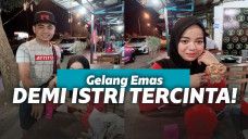 Suami beri perhiasan emas untuk istri