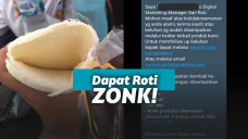 Dapat roti tanpa selai