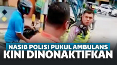 Polisi Yang Pukul Ambulans Karena Sirine Resmi Dinonaktifkan