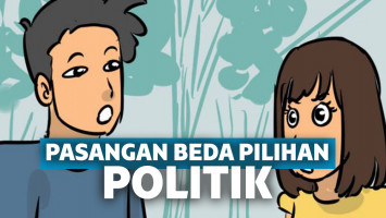 beda paslon bikin putus pacaran