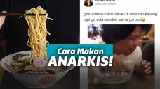 Makan mie secara barbar