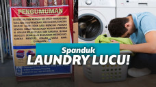Promosi laundry kocak