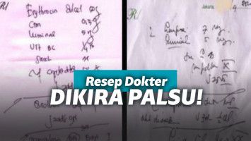 Tulisan dokter yang bikin sakit mata