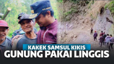 Kikis Gunung Pakai LInggis 10 Tahun, Kakek Samsul Sukses Buat Jalan Desa ke Bulukumba