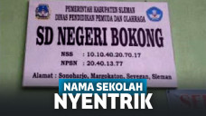 Kocak, 10 Nama Sekolah Ini Ngocok Perut Abis!