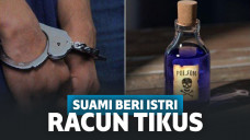 Beri racun tikus ke istri sendiri