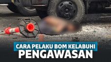 Tubuh pelaku bunuh diri yang tak lagi utuh