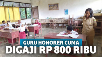 Kisah Pilu Guru Honorer di Samarinda, Sudah 10 Tahun Mengajar Gajinya Tetap Rp 800 Ribu