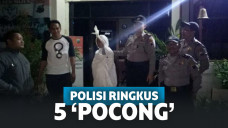 remaja SMP ditahan polisi usai nge-prank jadi pocong